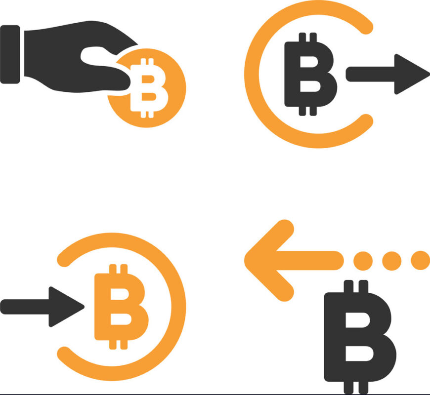 bitcoin payment icon set vector 16957721 e1662648776393